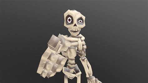 Stylized Skeleton ( Rigged ) - Download Free 3D model by SketchPunk ...