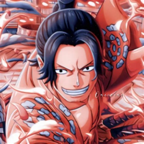 Ace Icon | Matching Icon (1/2) | One piece ace, Handsome anime guys, One piece fanart