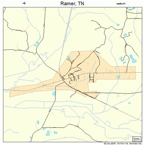 Ramer Tennessee Street Map 4761520