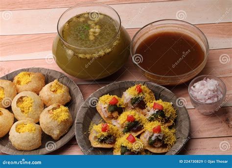 Indian Traditional the Chat Food. Stock Image - Image of meetha ...