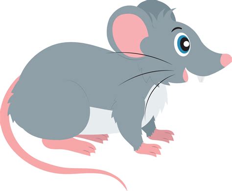 Cartoon Vector Mouse. Cute Mouse Clipart 13266268 Vector Art at Vecteezy