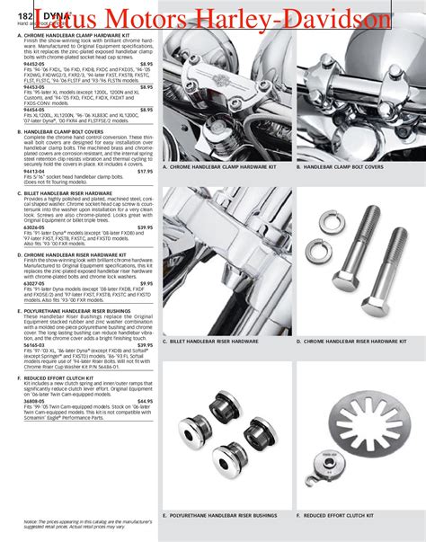 Harley-Davidson Dyna® Parts and Accessories Catalog by Harley-Davidson ...