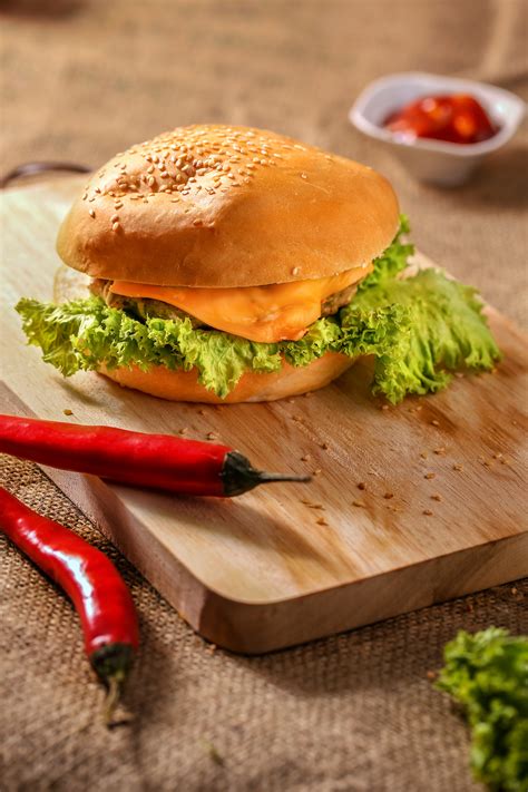 Free Images : dish, cuisine, ingredient, fast food, veggie burger, hamburger, bun, produce ...