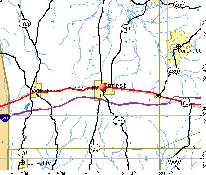 Forest, Mississippi (MS) profile: population, maps, real estate ...