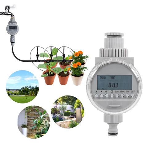 Garden Watering Timer Solar Water Timer Automatic Watering Irrigation ...