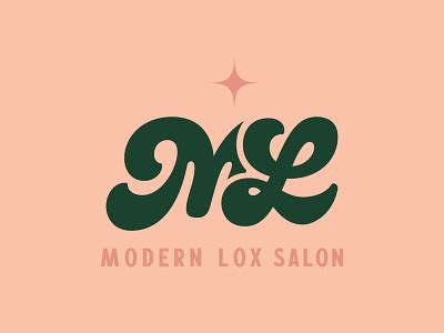 Modern Lox Salon Logo by Alex Pesak on Dribbble