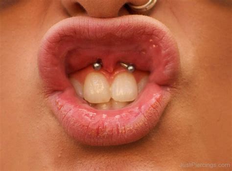 Lingual Frenulum Piercings