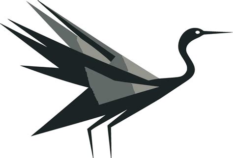 Heron Profile in Elegant Design Modern Heron Vector Artwork 34067727 ...