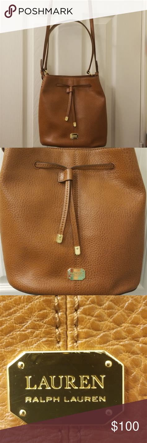 Bucket Bag by Ralph Lauren in Tan CLEARANCE | Bags, Bucket bag, Ralph lauren bags