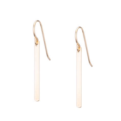 Gold Bar Dangle Earrings – Padgett Hoke