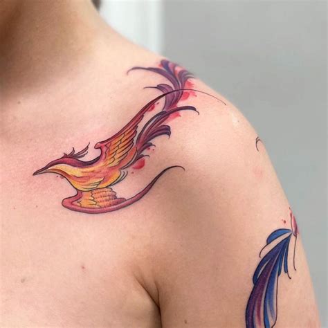 Discover 72+ rainbow phoenix tattoo latest - in.cdgdbentre