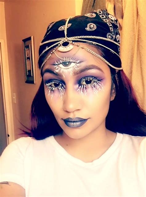 Fortune teller third eye Halloween makeup I did on myself. Haloween ...