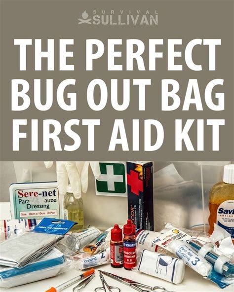 The Perfect Bug Out Bag First Aid Kit | Survival Sullivan | First aid for kids, First aid kit ...