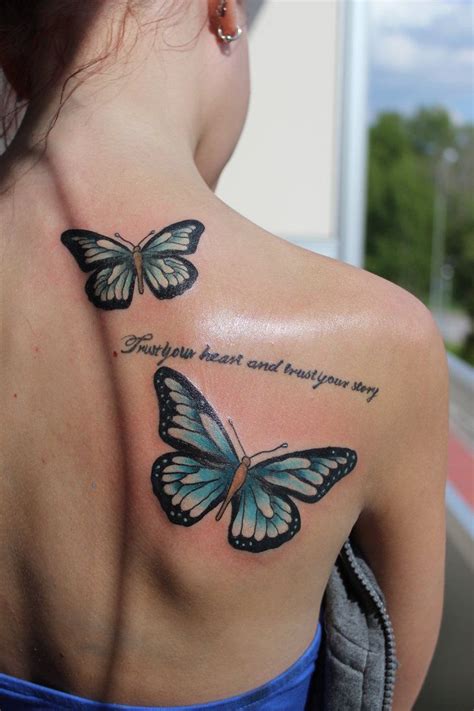 20+ Cute Butterfly Tattoos On Back For Women | Butterfly tattoos for ...