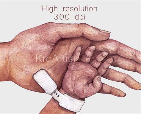 Watercolor family clipart holding hands clipart new family | Etsy