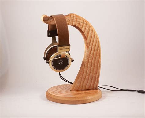 Wooden Headphone Holder, Headphone Stand, Headphone Hanger - Etsy | Headphone stands, Headphone ...