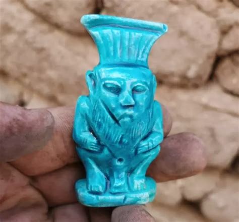ANCIENT EGYPTIAN ANTIQUES Egyptian Rare Statue of god Bes stone carving Egypt Bc $148.99 - PicClick