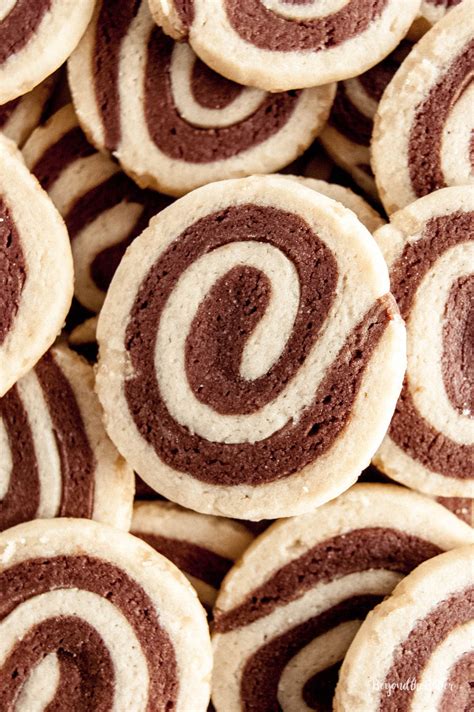 Chocolate Pinwheel Cookies - Beyond the Butter