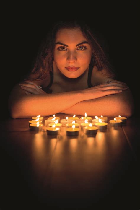 How to capture atmospheric portraits at home using candle light | Digital art photography ...