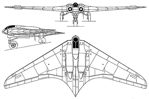 Aircraft Nut: Horten Ho 229 Flying Wing