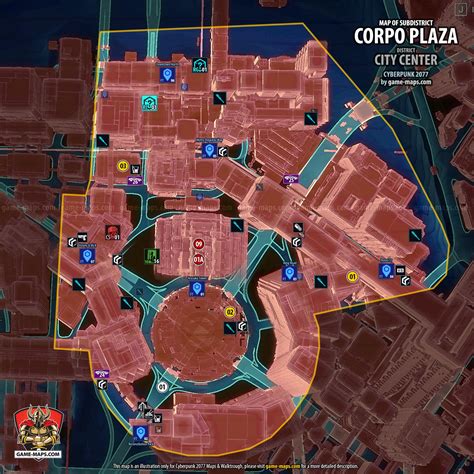 Cyberpunk 2077 Arasaka Tower Map Location