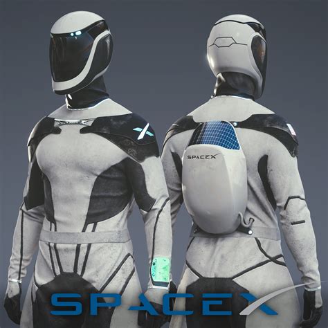 ArtStation - SpaceX Space Suit Concept(2018)