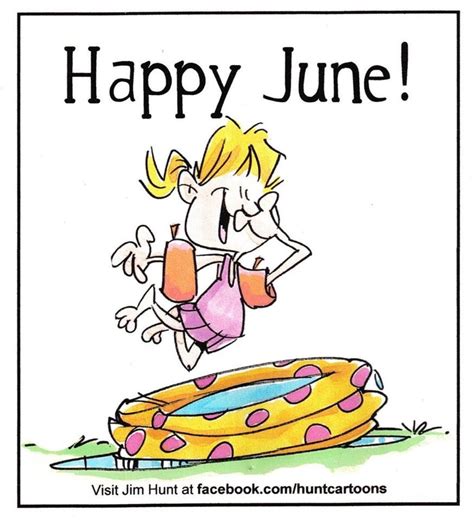 June is here! | Happy june, Funny cartoon drawings, Picture sharing