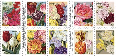 USA issue Botanical Art Forever stamps - All About Stamps