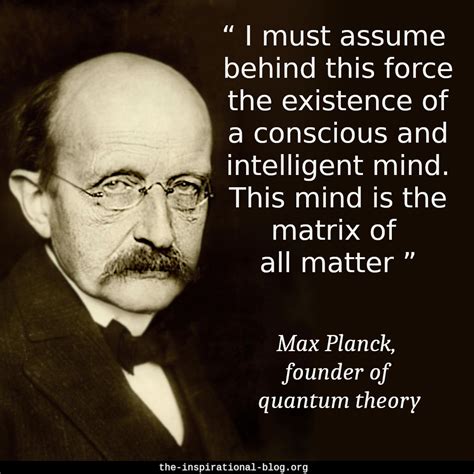 an old photo with a quote from max flannel about the science and intelligent mind