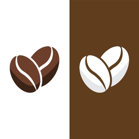 Coffee Bean Vector Logo