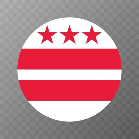 District of Columbia state flag. Vector illustration. 11889787 Vector ...