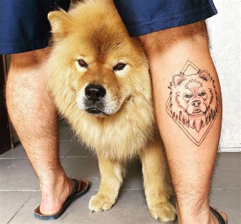 21 Gorgeous Chow Chow Tattoo Ideas That You Will Like | The Dogman ...