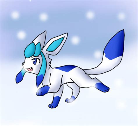 Shiny Glaceon by DarkTheLeafeon on DeviantArt