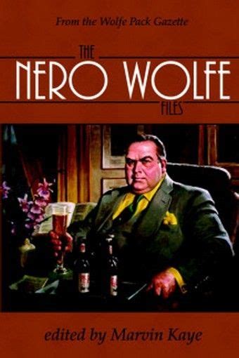 The Nero Wolfe Files, edited by Marvin Kaye (Paperback) | Nero wolfe, Crime book cover ...