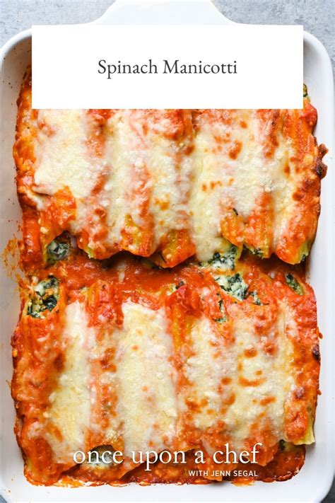 Manicotti Recipe (Video) - Once Upon a Chef