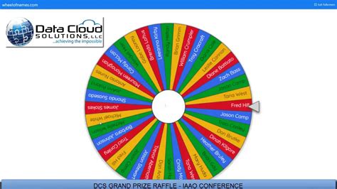 Spinning the Raffle Wheel - DCS' Grand Prize Winner Announcement #IAAO2020 - YouTube
