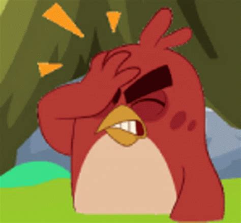 Head Slap Stressed Red Angry Bird Movie GIF | GIFDB.com