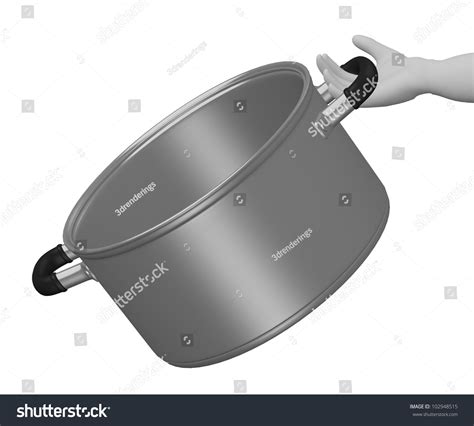 3d Render Cartoon Character Pot Stock Illustration 102948515 | Shutterstock