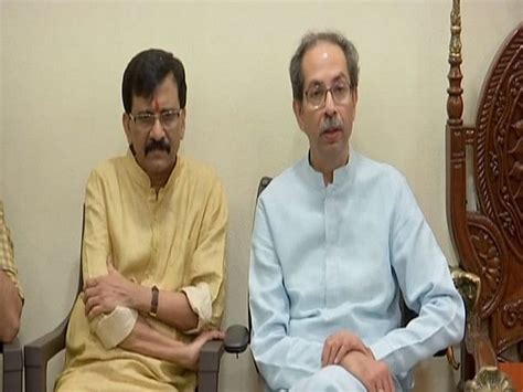 A day after release from Jail, Sanjay Raut meets Uddhav Thackeray at ...