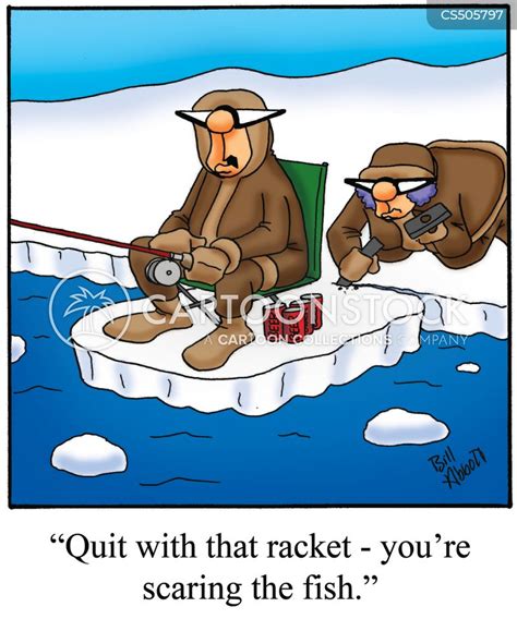 Ice Fishers Cartoons and Comics - funny pictures from CartoonStock