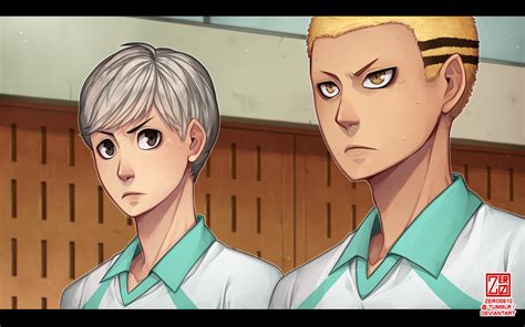 Haikyuu!! [sr] - Kyoutani and Yahaba by zero0810 on DeviantArt