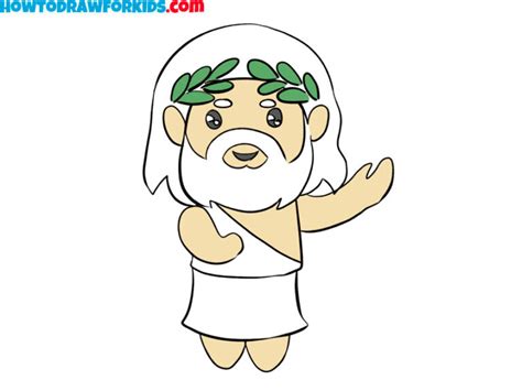 How to Draw Zeus - Easy Drawing Tutorial For Kids
