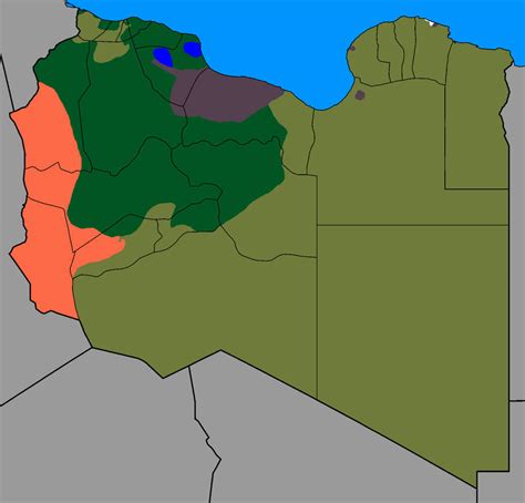 Libyan Civil War Map 1/11/2015 by Thumboy21 on DeviantArt