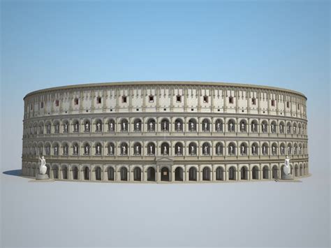 Colosseum (undamaged) - 3D Model by SQUIR