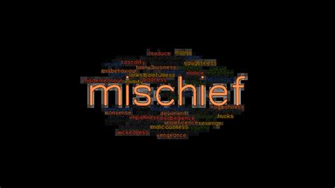 MISCHIEF: Synonyms and Related Words. What is Another Word for MISCHIEF ...