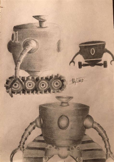 Omnidroid v.X1 Prototype Study Sketches by RobTurp1230 on DeviantArt