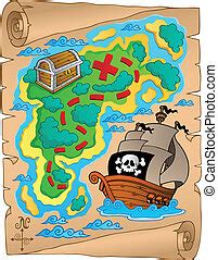 Treasure map Stock Illustrations. 4,264 Treasure map clip art images and royalty free ...
