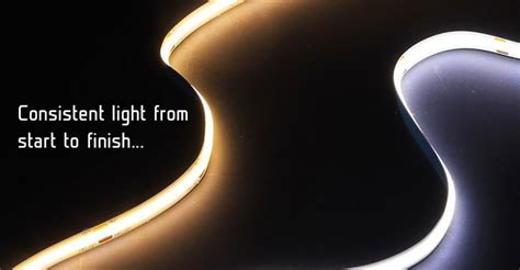 COB LED Flexible Strip Lights - New Strip Tech with Even Light Distribution