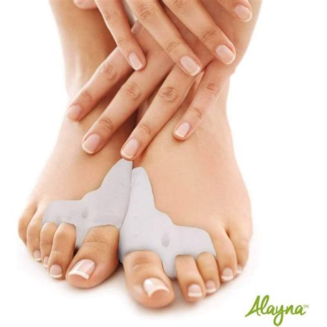 Bunion Relief Gel Toe Separators – Bunion Corrector and Hammer Toe Bunion Splint with Forefoot ...