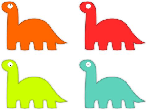 simple dinosaur black and white clipart - Clip Art Library